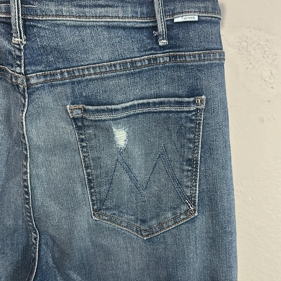 Mother The Hustler Ankle Fray in Songs of the Cowboys Wash Distressed Size 32 - Picture 2 of 6